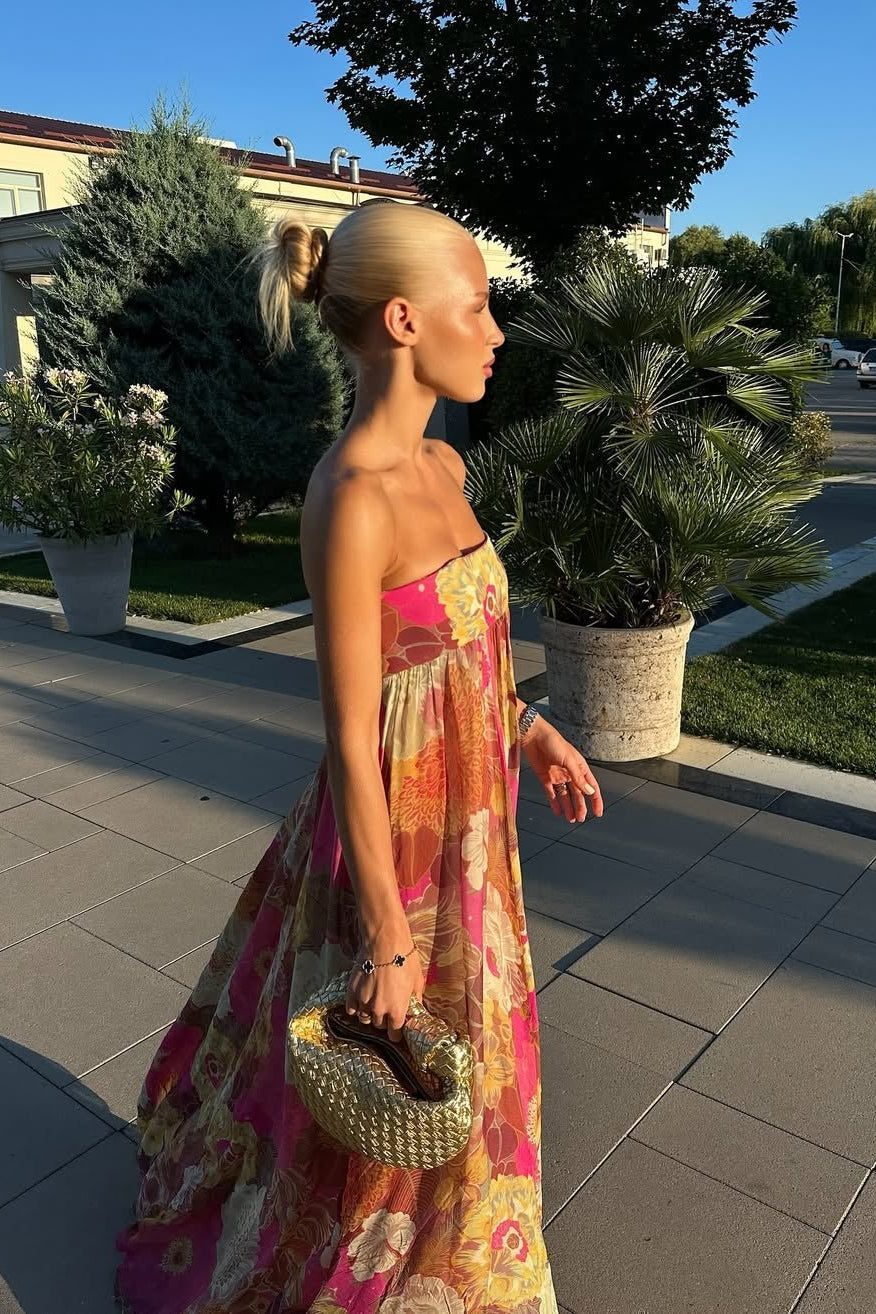 SOKYND Abby Floral Strapless Maxi Dress DressSOKYND-117975-MUL-XS-76119MulticolorXS