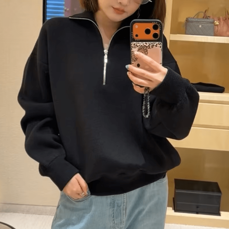 SOKYND Alice Half-Zip Knit Sweater SweaterSOKYND-657751-BLA-L-46103BlackL