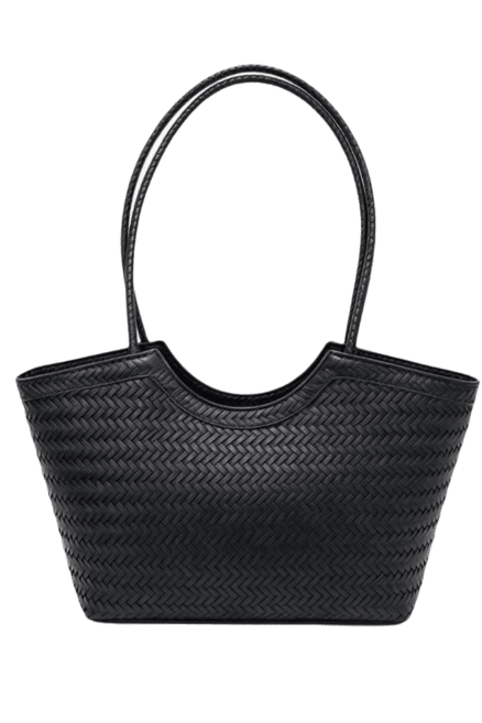SOKYND Anna Woven Faux Leather Bag BagsuR1774219786661601561BlackRegular