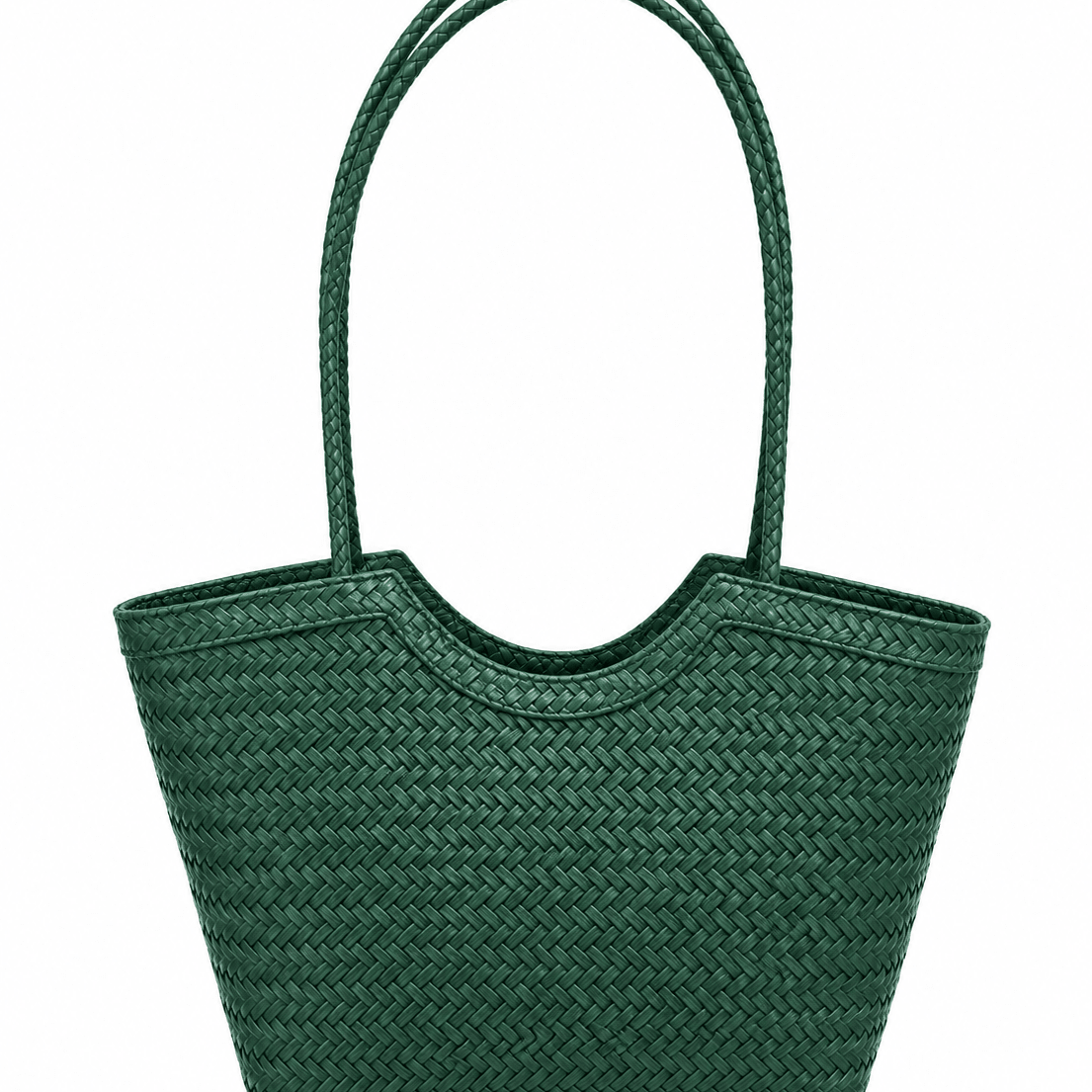 SOKYND Anna Woven Faux Leather Bag BagsJJ1774219786661852400GreenRegular