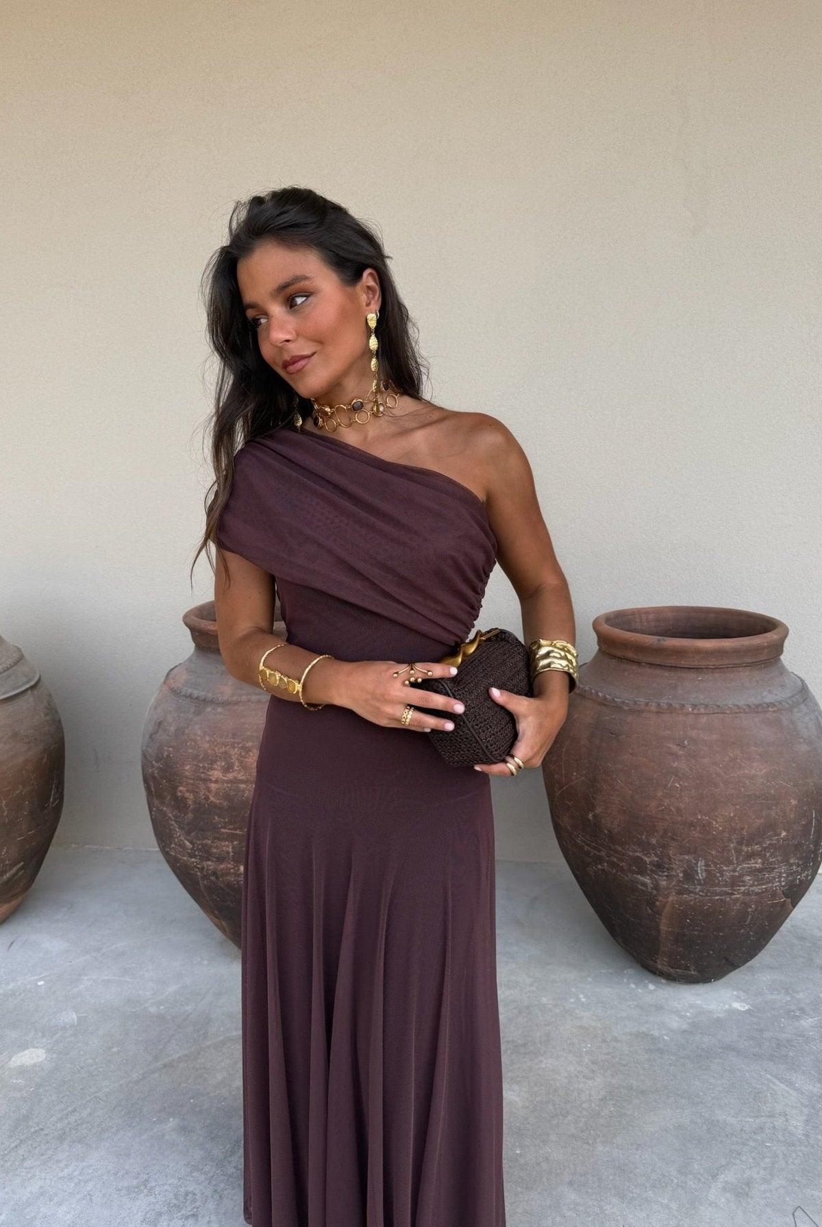 Clarice Mesh Maxi Dress
