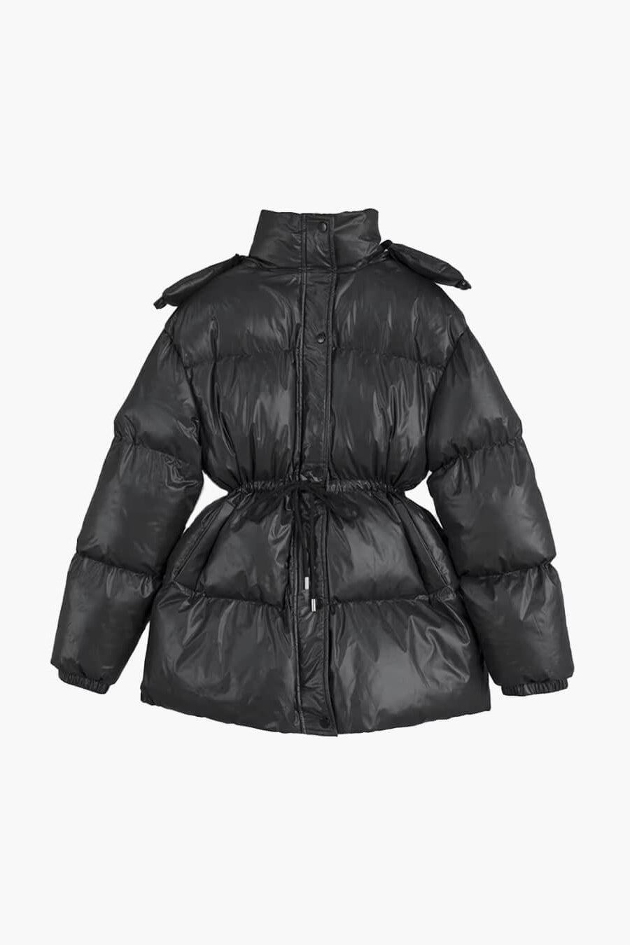 SOKYND Dorothy Drawstring Hooded Puffer Coat Coats & JacketsvV1767356248750403473BlackS