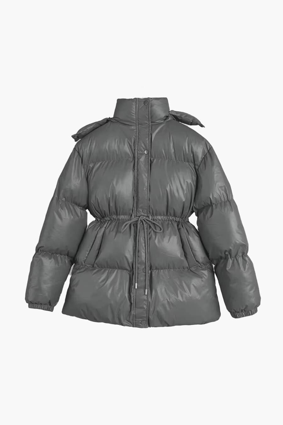 SOKYND Dorothy Drawstring Hooded Puffer Coat Coats & JacketsXF1767356248751546890BrownS