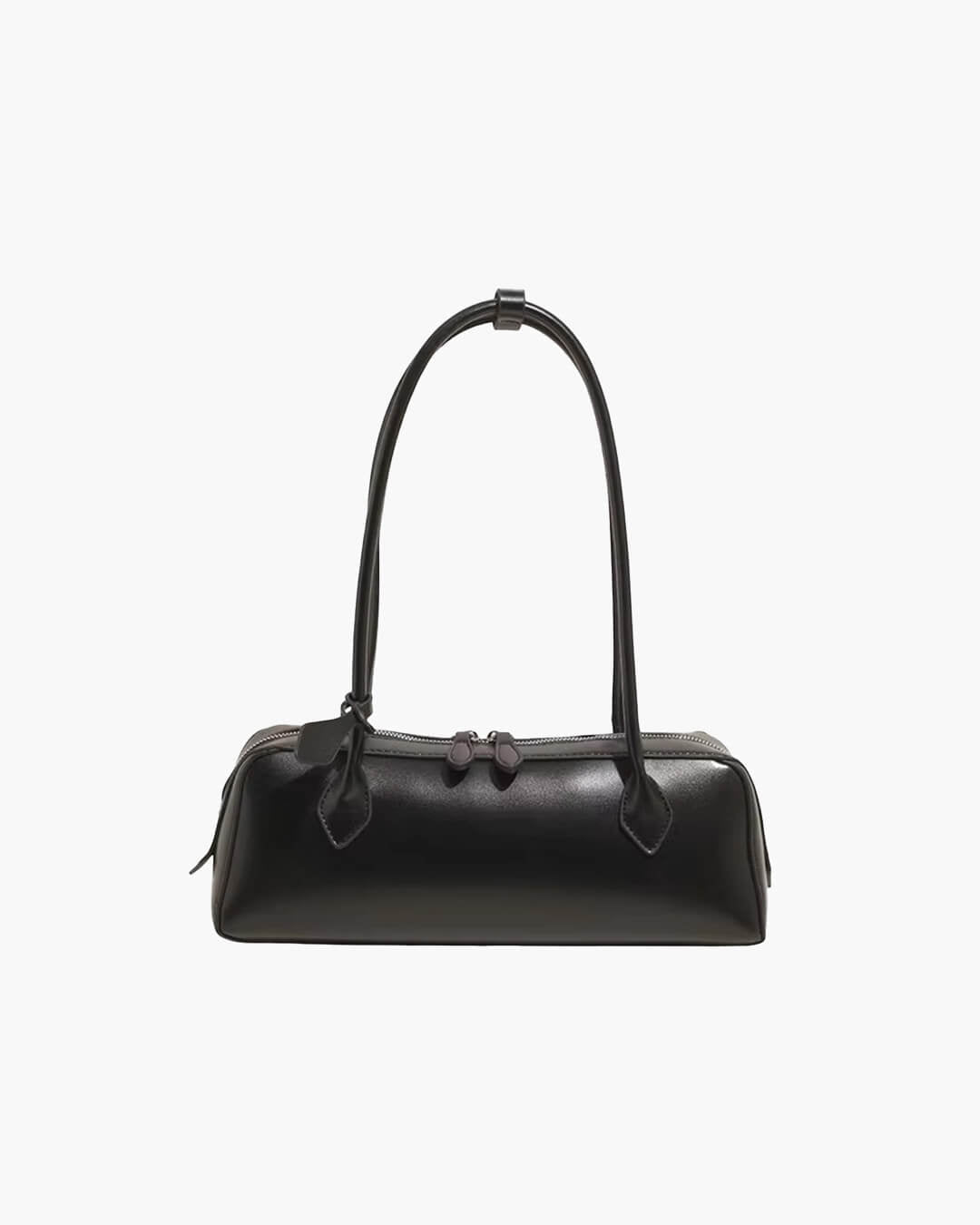 SOKYND Emily Vintage Leather Baguette Bag BagSOKYND-838871-BLA-OS-04183Black