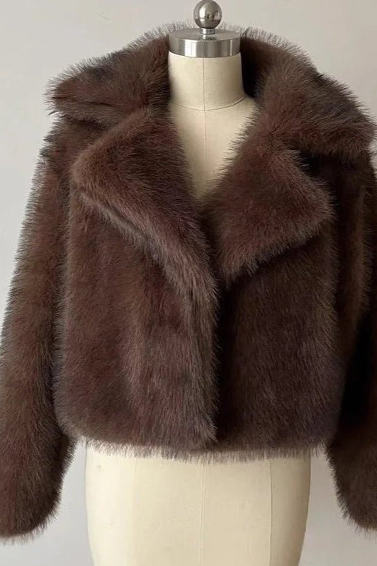 SOKYND Estelle Faux Fur Coat Coats & JacketsvD1767356248753918275CoffeeS