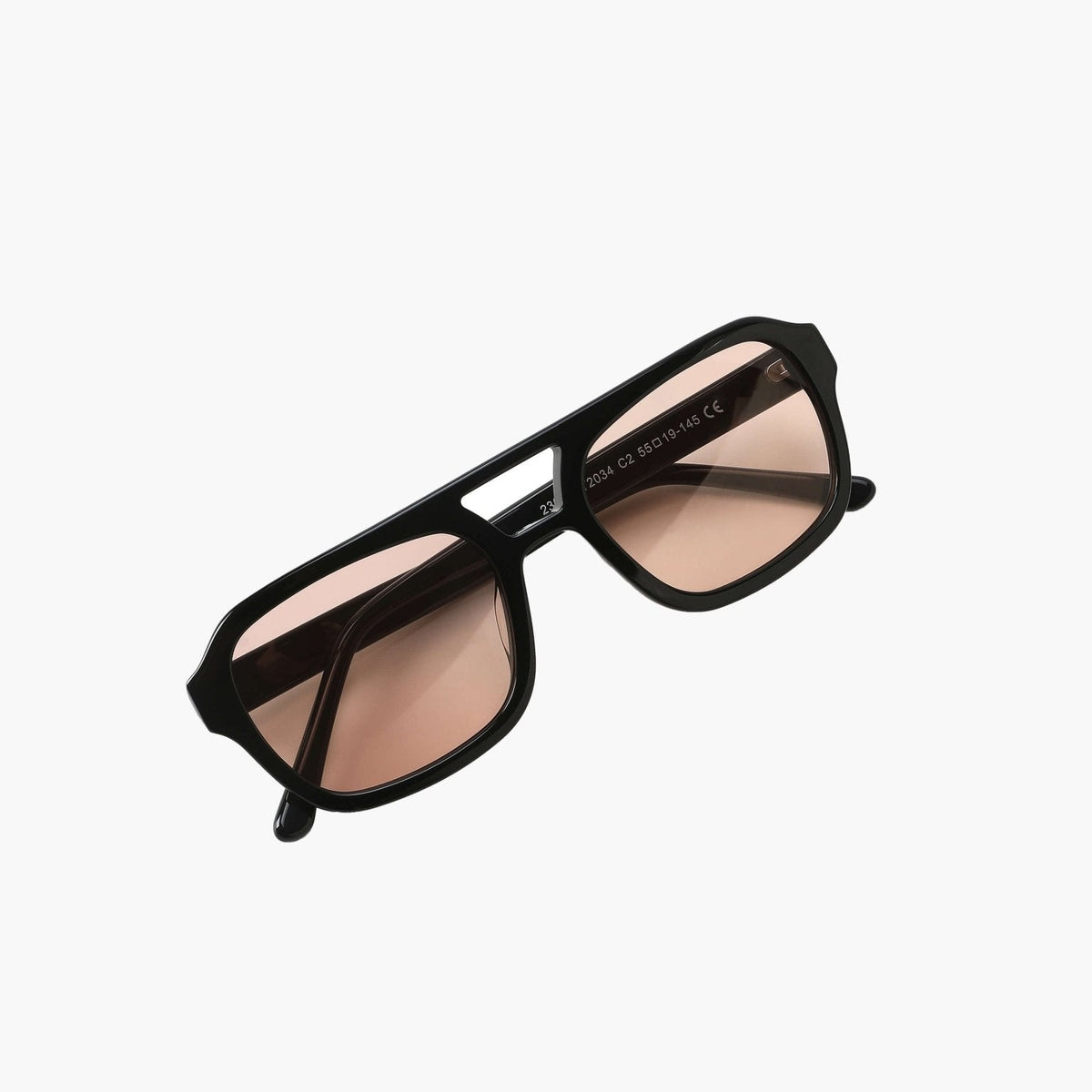 SOKYND Jenny Oversized Cat-Eye Sunglasses AccessoriesSOKYND-102999-BLA-OS-18839Black / Orange