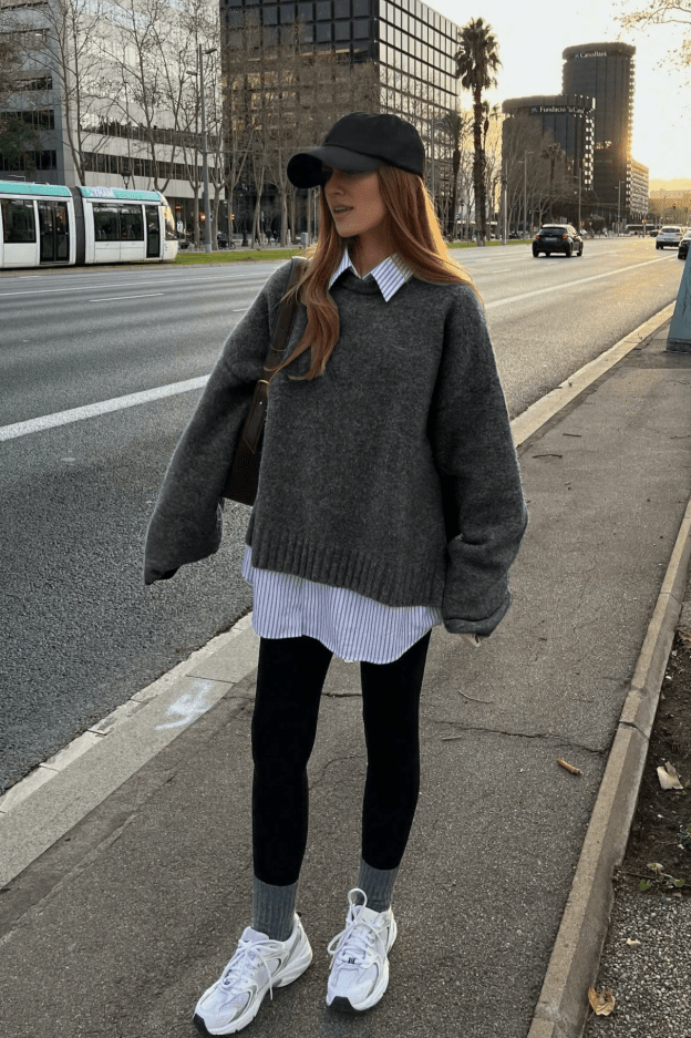 SOKYND Lara Ribbed Knit Sweater SweaterSOKYND-480535-S-GREY-96663GreyOne Size