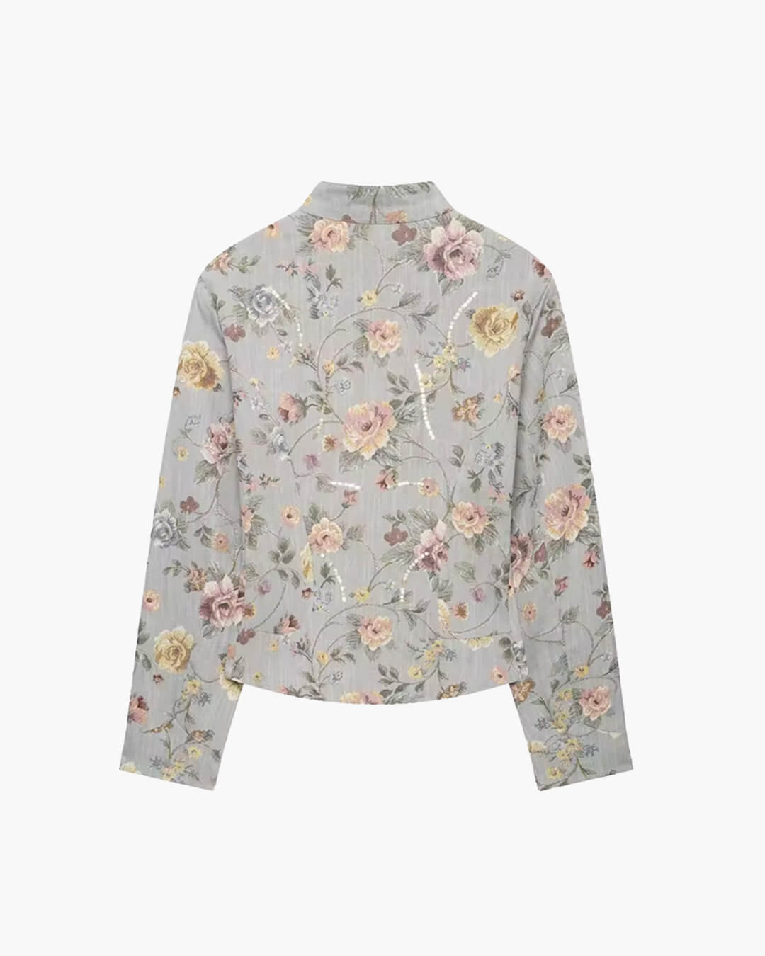 SOKYND Lily Vintage Jacquard Cropped Jacket JacketSOKYND-319063-S-OS-93143S