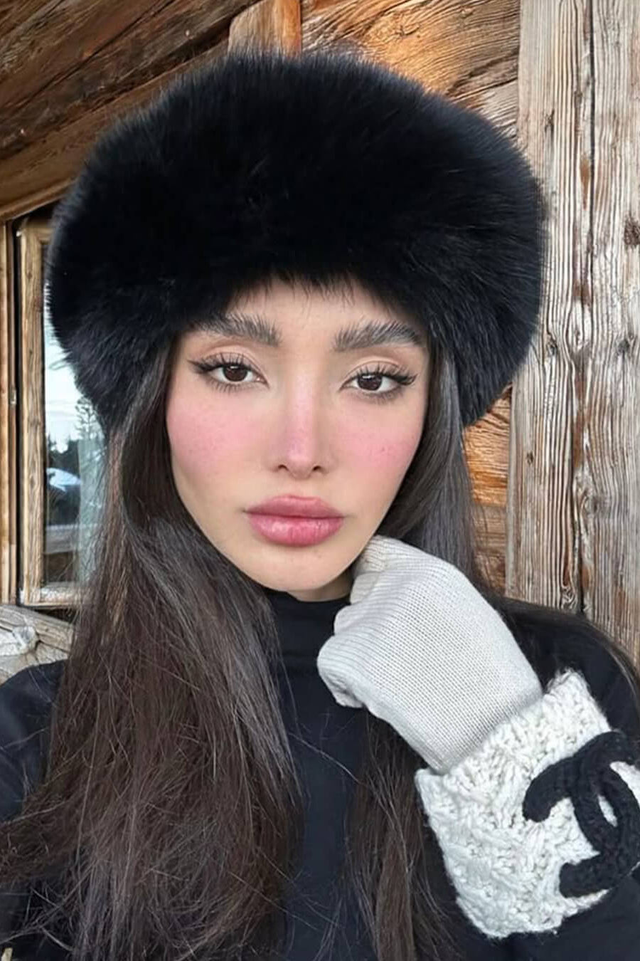 SOKYND Natasha Faux Fur Hat HatsFq1767356248749524394Black
