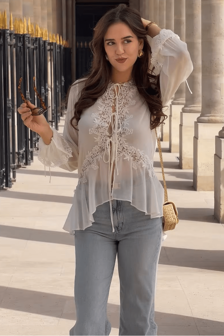 SOKYND Nicole Hollowed Out Cardigan CardiganSOKYND-390487-WHI-M-53175WhiteM