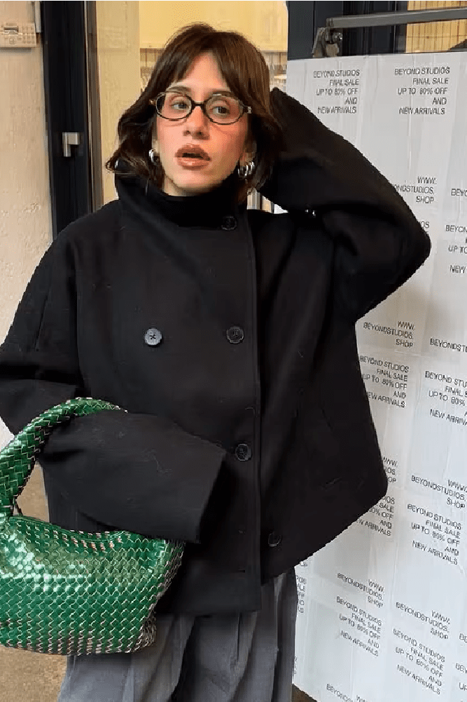 SOKYND Rikka Jacket with Stand Collar Coats & Jacketsmu1767356248735823732BlackS