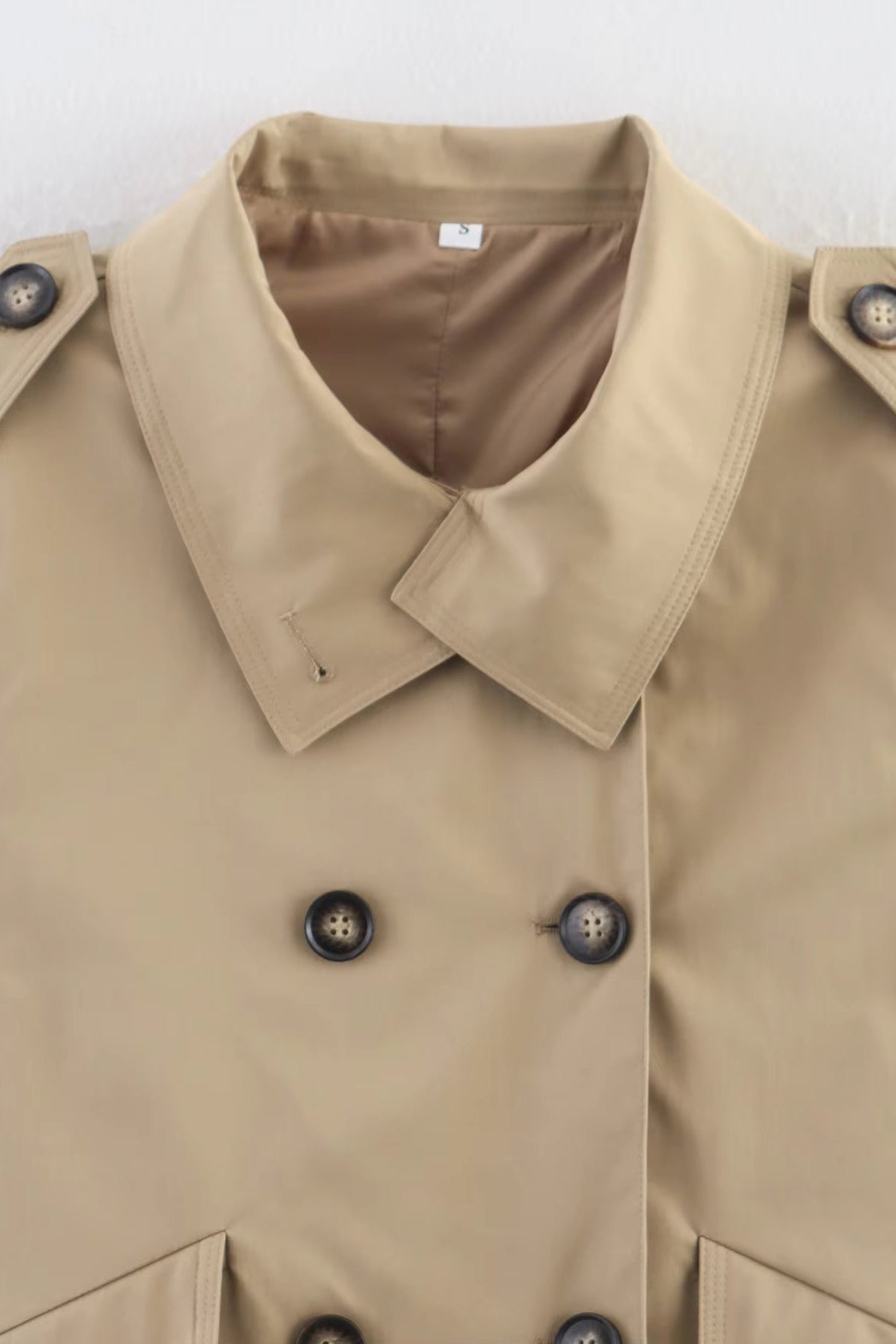 SOKYND Zoe Beige Double Breasted Trench CoatSOKYND-986391-BEI-XS-91223BeigeXS