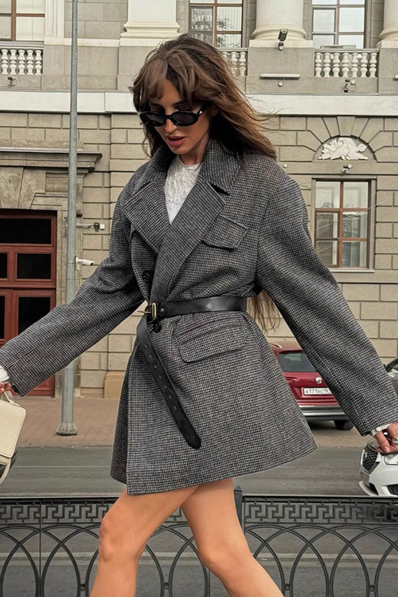 Sarah Structured Tweed Coat