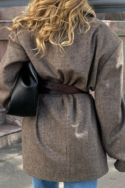 Sarah Structured Tweed Coat