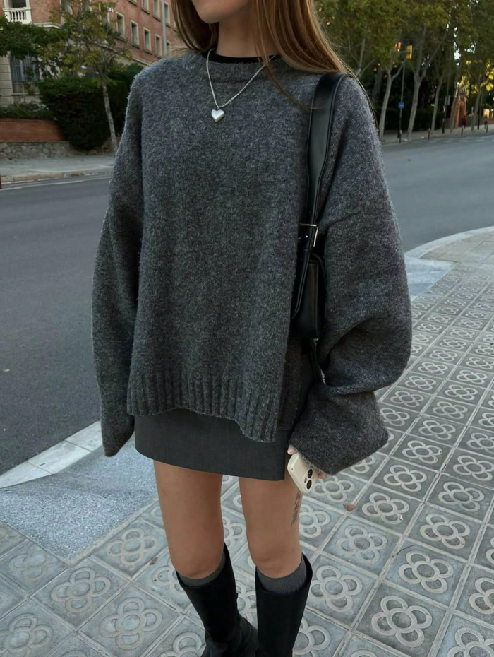 Lara Ribbed Knit Sweater