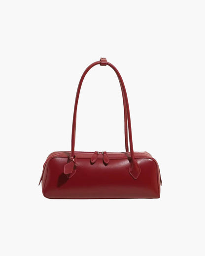 Emily Vintage Leather Baguette Bag