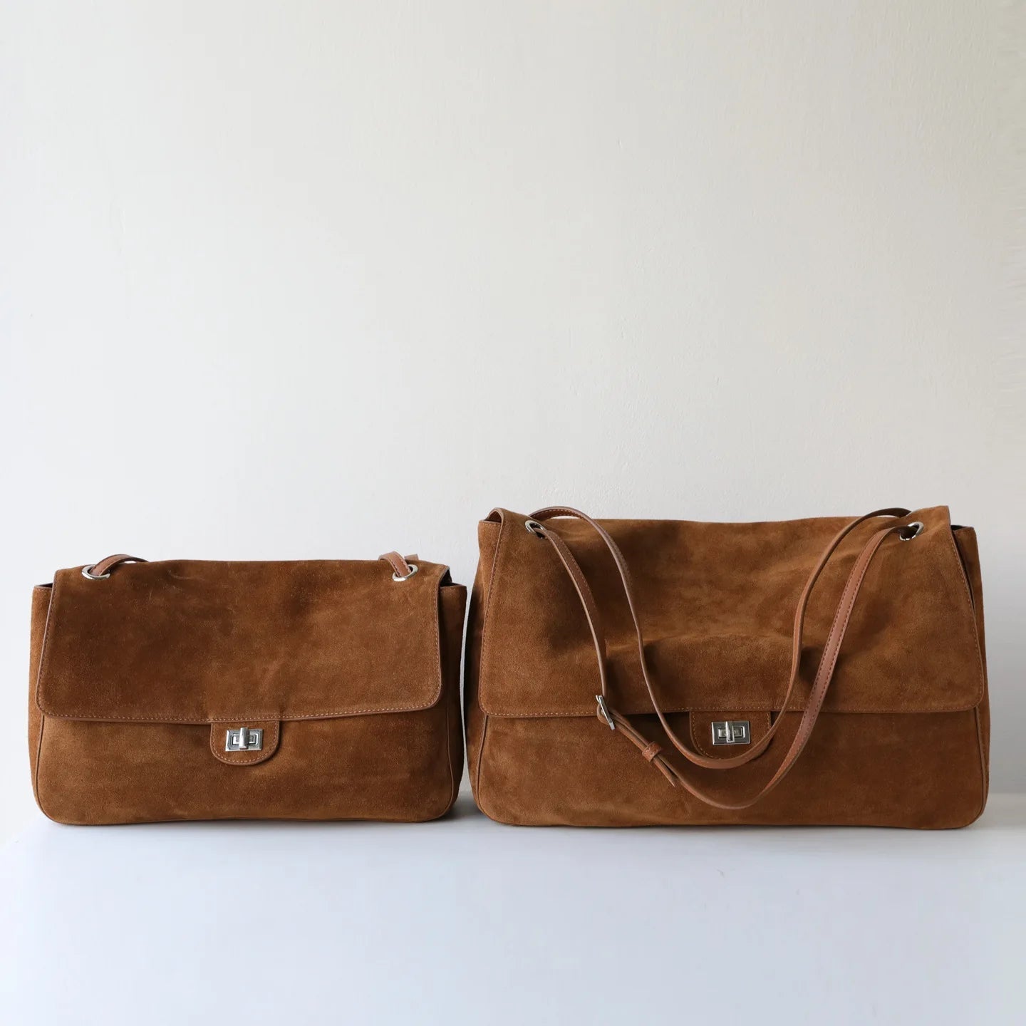 Olivia Frosted Leather Retro Tote Bag