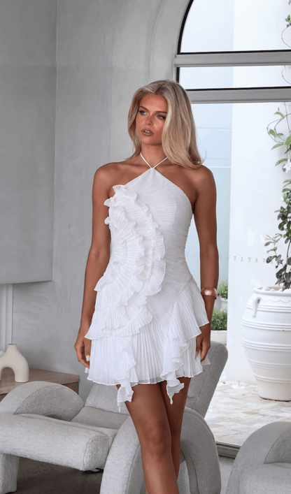 Vina Ruffle Mini Dress