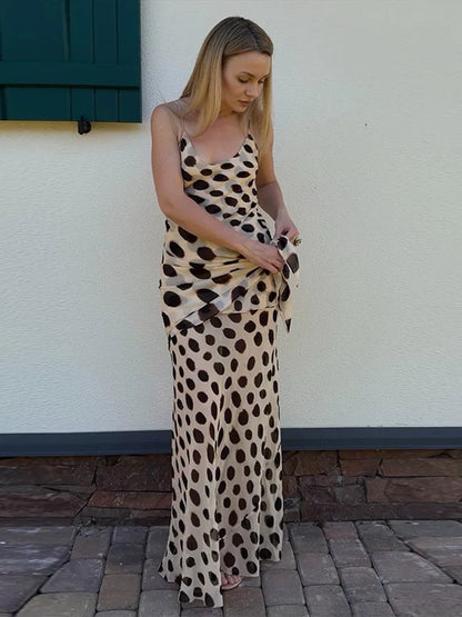 Sophia Printed Slip Dress