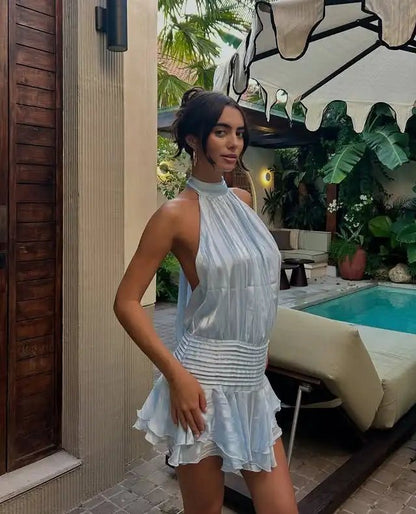 Tacita Backless Mini Dress