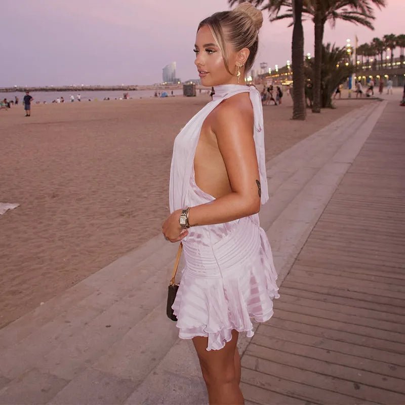 Tacita Backless Mini Dress