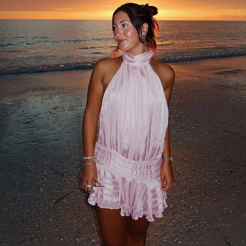 Tacita Backless Mini Dress