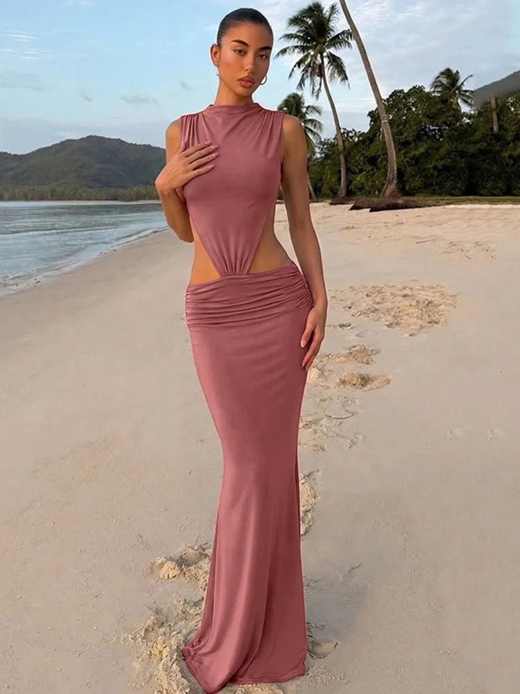 Matilda Cutout Backless Maxi Dress