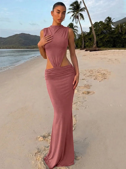 Matilda Cutout Backless Maxi Dress