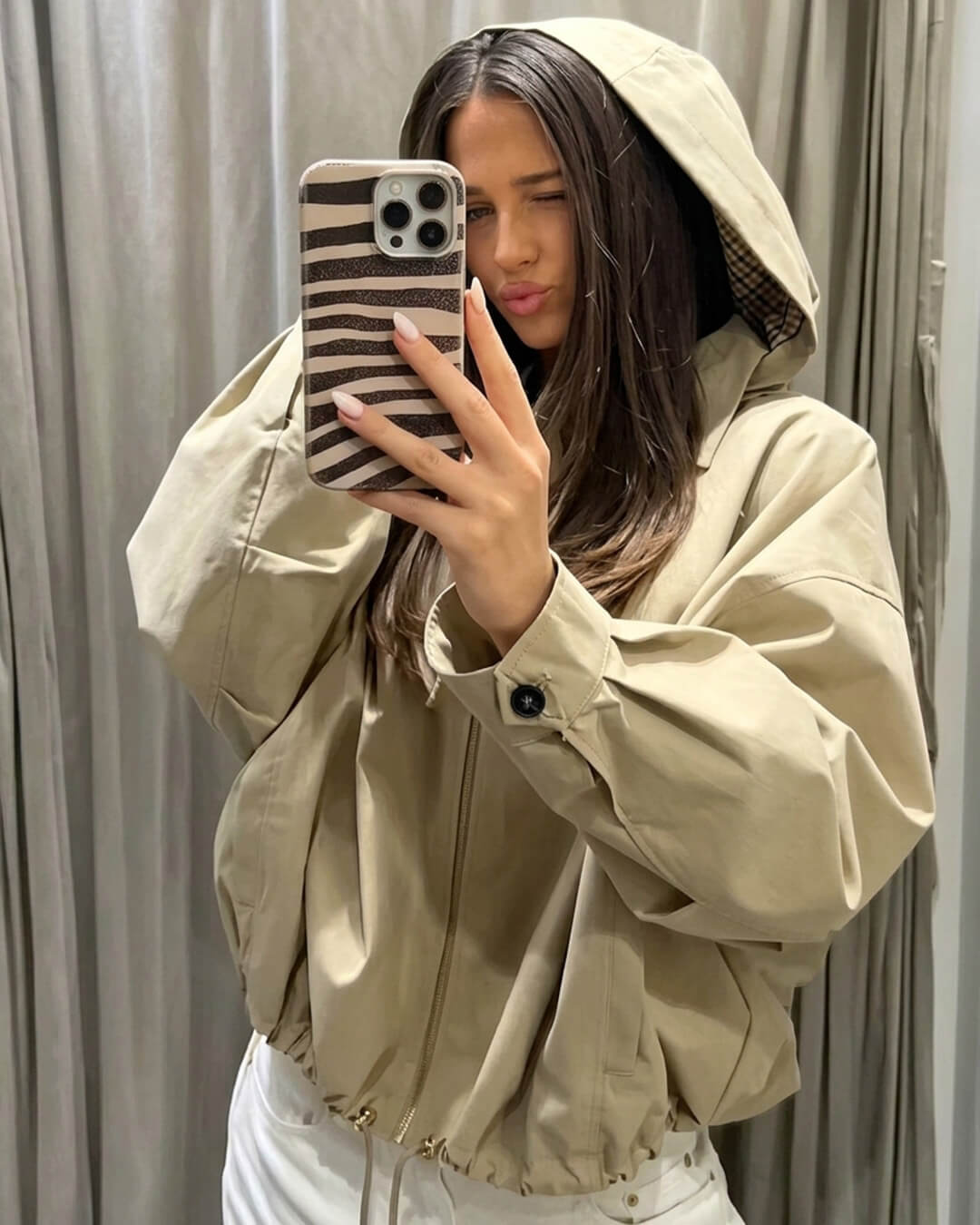 Nicole Hooded Zip Jacket