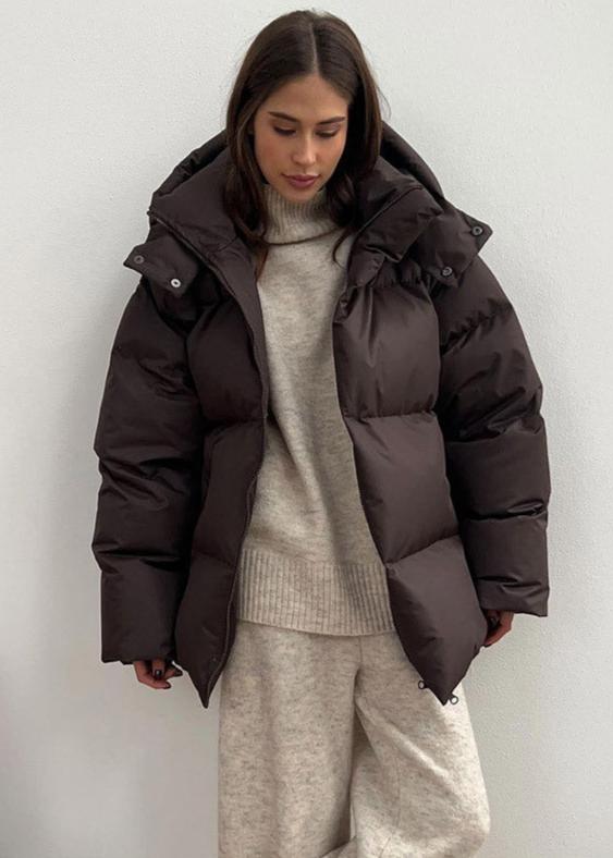 Lola Oversized Puffer Jacket with Detachable Hood