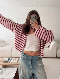 Adella Camisola de Malha com Fecho