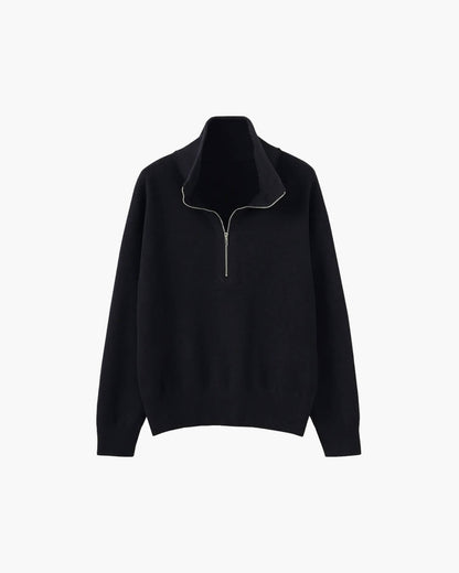 SOKYND Alice Half-Zip Knit Sweater SweaterSOKYND-657751-BEI-M-11639BeigeM