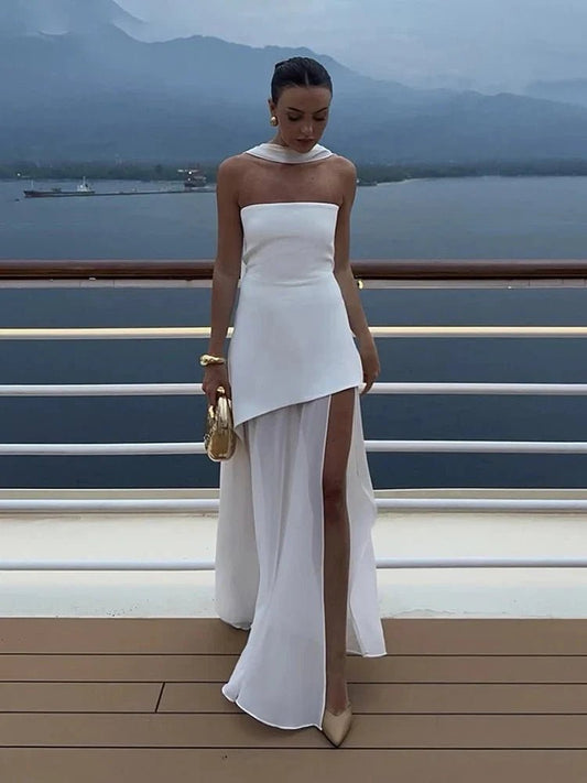 SOKYND Anika Strapless Bodice Maxi Dress DressesSOKYND-639639-WHI-S-70679WhiteS