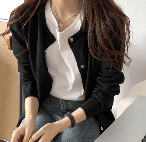 Annie Button Front Knit Cardigan