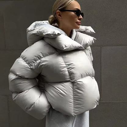 SOKYND Bettina Puffer Jacket Coats & JacketsEZ1767625273841437134NavyM