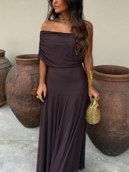 SOKYND Brianna Off Shoulder Maxi Dress DressXS