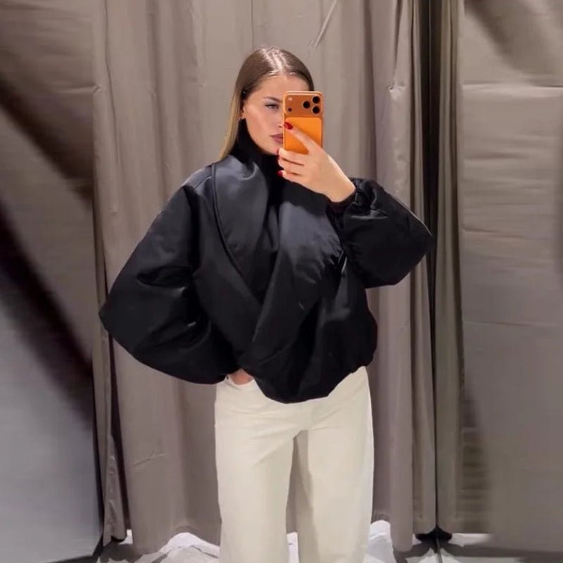 SOKYND Claudia Oversized Bomber Jacket JacketSOKYND-458519-BLA-S-61591BlackS
