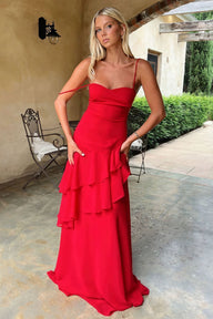 Clementine Backless Spaghetti Strap Maxi Dress