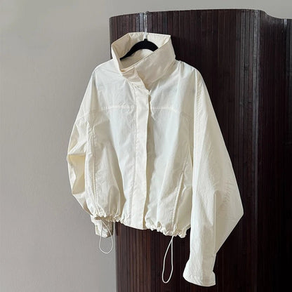 SOKYND Elena Hooded Waterproof Bomber Jacket Coats & JacketsSOKYND-340567-WHI-S-26743WhiteS