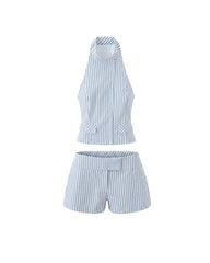 Conjunto Mini-Saia às Riscas Ella