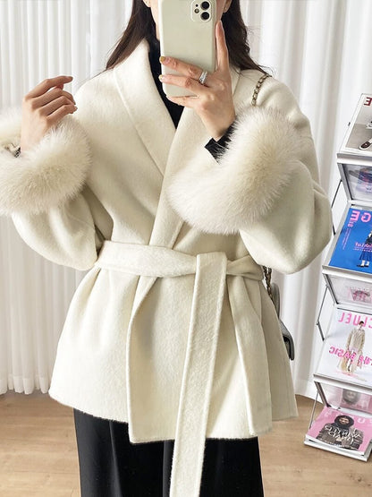 SOKYND Ellianna Faux Fur Coat Coats & JacketsoX1767356248752421867BrownS