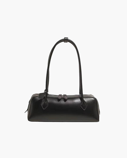SOKYND Emily Vintage Leather Baguette Bag BagSOKYND-838871-BLA-OS-04183Black