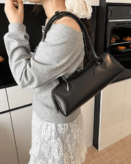 Emily Baguete Vintage em Pele.