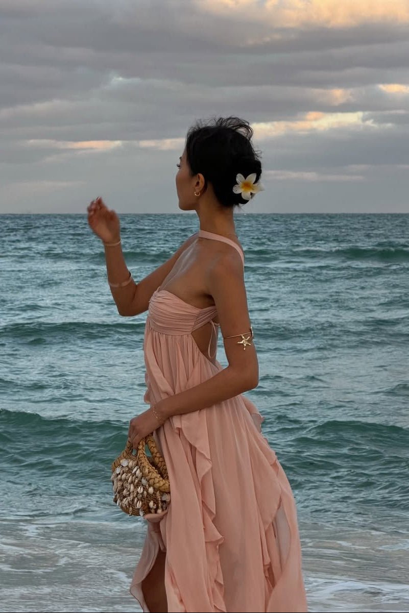 SOKYND Emmi Strapless Ruffled Maxi Dress DressSOKYND-866519-BAB-S-82775Baby PinkS