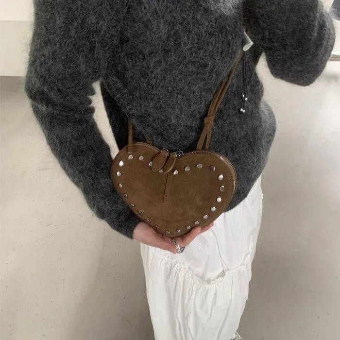 SOKYND Erica Vintage Faux Suede Crossbody BagSOKYND-705687-KHA-OS-38295Khaki