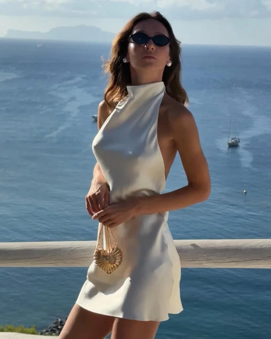 SOKYND Fiona Satin Backless Mini Dress DressSOKYND-180951-DEF-OS-66807S