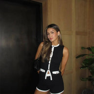 Hanna Knitted Shorts Set