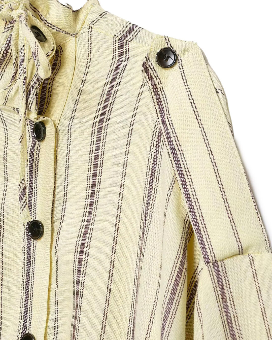 SOKYND Hanna Stand Collar Striped Jacket JacketSOKYND-004823-L-OS-05687L