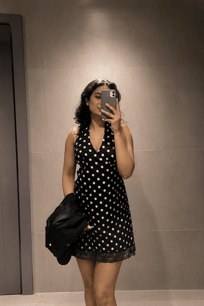 SOKYND Harper Backless Polka Dot Mini Dress DressSOKYND-922327-M-OS-98871M
