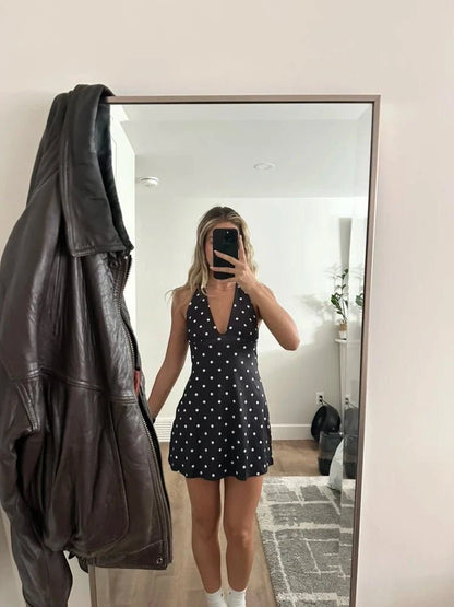 SOKYND Harper Backless Polka Dot Mini Dress DressSOKYND-922327-S-OS-66103S